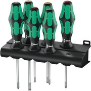Wera Screwdriver Set 335/350/355/6 + Rack 6 pcs Wera Screwdriver Set 335/350/355/6 + Rack 6 pcs