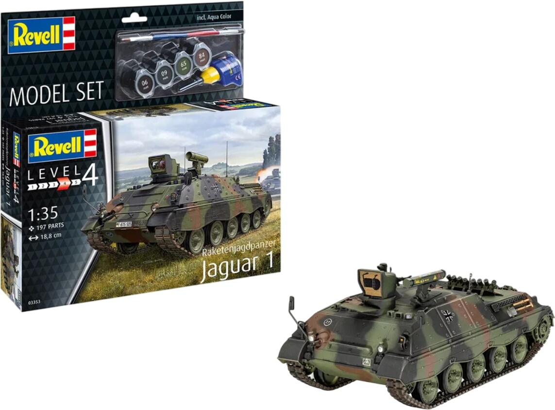 Revell Model kit Raketenjagdpanzer Jaguar 1 (63353) Revell Model kit Raketenjagdpanzer Jaguar 1 (63353)