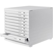 Office set Contur 10-drawer light gray Handle light gray HAN1510GR Office set Contur 10-drawer light gray Handle light gray HAN1510GR
