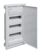 Hager, Blieskastel Hager Flush-Mount Distribution Board Volta IP30 3x12PLE, DIN43870 VU36NC Hager, Blieskastel Hager Flush-Mount Distribution Board Volta IP30 3x12PLE, DIN43870 VU36NC