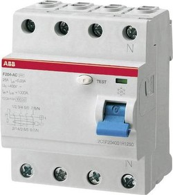ABB Stotz Residual Current Circuit Breaker System pro M F374-40/0.03 ABB Stotz Residual Current Circuit Breaker System pro M F374-40/0.03