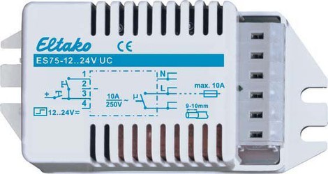 Impulse relay for EB ES75-12..24V UC - Eltako, Fellbach, 60100055 Impulse relay for EB ES75-12..24V UC - Eltako, Fellbach, 60100055
