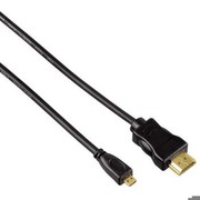 Hama High Speed HDMI Cable 2m Black HDMI Plug to Micro HDMI Plug Hama High Speed HDMI Cable 2m Black HDMI Plug to Micro HDMI Plug
