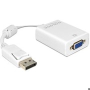 DELOCK Adapter DisplayPort Male to VGA Female white DELOCK Adapter DisplayPort Male to VGA Female white