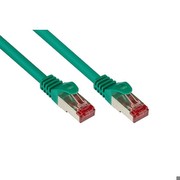 Patch cable Cat. 6 S/FTP PiMF green RJ45 plug to RJ45 plug 50m Patch cable Cat. 6 S/FTP PiMF green RJ45 plug to RJ45 plug 50m