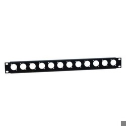 ah 19" Parts 872215 U-Rack panel 1U steel for 12 x XLR ah 19" Parts 872215 U-Rack panel 1U steel for 12 x XLR
