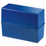 HAN card box A5 landscape plastic blue HAN card box A5 landscape plastic blue