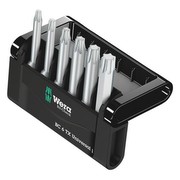 Wera 6-piece TORX bit set Mini Check TX 50 mm Wera 6-piece TORX bit set Mini Check TX 50 mm