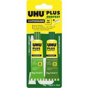 UHU PLUS Endfest 300 2-component epoxy adhesive tube 33 g UHU PLUS Endfest 300 2-component epoxy adhesive tube 33 g