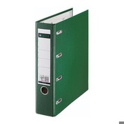 Leitz 1012/0055 plastic double lever arch file with 2 mechanisms, A4, 75mm wide, 56mm capacity, gree Leitz 1012/0055 plastic double lever arch file with 2 mechanisms, A4, 75mm wide, 56mm capacity, gree