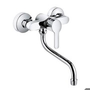 Kludi Logo Neo kitchen sink wall-mounted single-lever mixer (379240575) Kludi Logo Neo kitchen sink wall-mounted single-lever mixer (379240575)