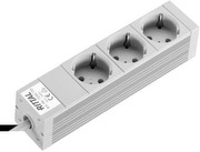 Rittal Power Strip 3 Sockets, without Switch DK 7240.110 Rittal Power Strip 3 Sockets, without Switch DK 7240.110