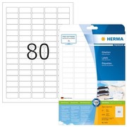 HERMA Label 35.6x16.9mm Superwhite 2000pcs Perforated Edge HERMA Label 35.6x16.9mm Superwhite 2000pcs Perforated Edge