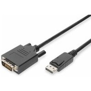QLTY DisplayPort-DVI 24+1 Cable 1m ST/ST DP 1.2 QLTY DisplayPort-DVI 24+1 Cable 1m ST/ST DP 1.2