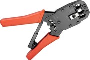 Wentronic Crimping Tool for Modular Connectors with Cable Cutter and Stripper Black Wentronic Crimping Tool for Modular Connectors with Cable Cutter and Stripper Black