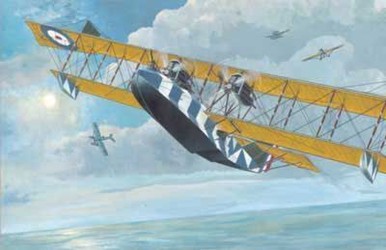 Roden 014 - Felixstowe F.2A Flying Boat, 225 Pieces