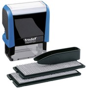 Trodat Text Stamp Typo Printy 4912, self-inking, blue, 4912DBTypoPrinty Trodat Text Stamp Typo Printy 4912, self-inking, blue, 4912DBTypoPrinty