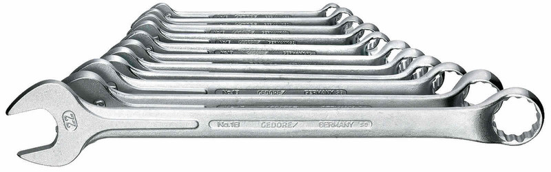 Gedore Ring and open-end wrench set 1 B-08 Gedore Ring and open-end wrench set 1 B-08