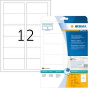 Herma Inkjet Address Label A4, 8842, 88.9x46.6 mm Paper Matte 300 White Herma Inkjet Address Label A4, 8842, 88.9x46.6 mm Paper Matte 300 White