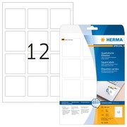 Herma Labels A4 10109 60x60 mm square Movables/removable paper matte 300 pieces white Herma Labels A4 10109 60x60 mm square Movables/removable paper matte 300 pieces white