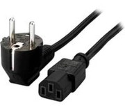 Equip power cable standard angled Schuko plug 1.8 m black Equip power cable standard angled Schuko plug 1.8 m black