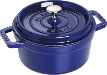 Staub 1102091 Cocotte, round, 20 cm, cast iron casserole, dark blue Staub 1102091 Cocotte, round, 20 cm, cast iron casserole, dark blue