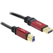 DELOCK Cable USB 3.0 Red A-B Male to Male 5.0m DELOCK Cable USB 3.0 Red A-B Male to Male 5.0m