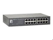 LevelOne Level One GEU-1621 - Switch - 16 Ports - Desktop, Rack-mountable LevelOne Level One GEU-1621 - Switch - 16 Ports - Desktop, Rack-mountable
