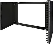 DIGITUS 8HE Wall-Mount Patch Holder DN-19 PB-8U-SW, Color Black RAL 9005 Unassembled DIGITUS 8HE Wall-Mount Patch Holder DN-19 PB-8U-SW, Color Black RAL 9005 Unassembled