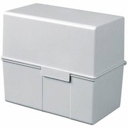 Han 976-11 Card Box A6 Landscape Plastic for 400 Cards Light Gray Han 976-11 Card Box A6 Landscape Plastic for 400 Cards Light Gray