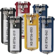 Durable 195700 Key Clip Keychain, plastic, 70x25mm, assorted colors, 6 pieces Durable 195700 Key Clip Keychain, plastic, 70x25mm, assorted colors, 6 pieces