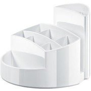 Han 17460-12 Rondo Desk Organizer with 9 Compartments, including Card Holder White Han 17460-12 Rondo Desk Organizer with 9 Compartments, including Card Holder White