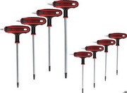 KS TOOLS ERGOTORQUEplus T-handle TX pin spanner set with bore, 8-piece, TB9-TB40 KS TOOLS ERGOTORQUEplus T-handle TX pin spanner set with bore, 8-piece, TB9-TB40
