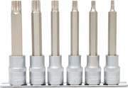 KS TOOLS 1/2" Bit Socket Set for Spline (XZN) Screws, Long, 6-Piece, M5-M14 (911.1358) KS TOOLS 1/2" Bit Socket Set for Spline (XZN) Screws, Long, 6-Piece, M5-M14 (911.1358)