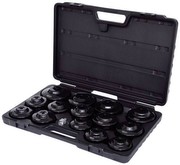 KS TOOLS 3/8" Oil Filter Wrench Set 15 pcs. in Plastic Case KS TOOLS 3/8" Oil Filter Wrench Set 15 pcs. in Plastic Case