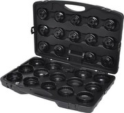 KS TOOLS 3/8" Oil Filter Wrench Set 30-Piece Cup Wrenches in Case KS TOOLS 3/8" Oil Filter Wrench Set 30-Piece Cup Wrenches in Case
