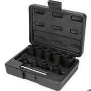 KS TOOLS 3/8" Spiral Nut Socket Set 10 pcs 10-11-12-13-14-15-16-17-19mm KS TOOLS 3/8" Spiral Nut Socket Set 10 pcs 10-11-12-13-14-15-16-17-19mm