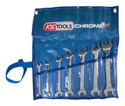 KS TOOLS CHROMEplus Double Open-End Wrench Set, 7-piece, 8x9-20x22mm (518.0747) KS TOOLS CHROMEplus Double Open-End Wrench Set, 7-piece, 8x9-20x22mm (518.0747)