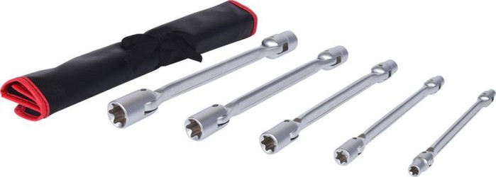 KS TOOLS CLASSIC TX-E double joint wrench set, 5-piece, E6xE8-E22xE24 (517.0340) KS TOOLS CLASSIC TX-E double joint wrench set, 5-piece, E6xE8-E22xE24 (517.0340)