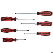 KS TOOLS ERGOTORQUEmax Impact Cap Screwdriver Set, 6-piece, PZ + Slotted (151.1165) KS TOOLS ERGOTORQUEmax Impact Cap Screwdriver Set, 6-piece, PZ + Slotted (151.1165)
