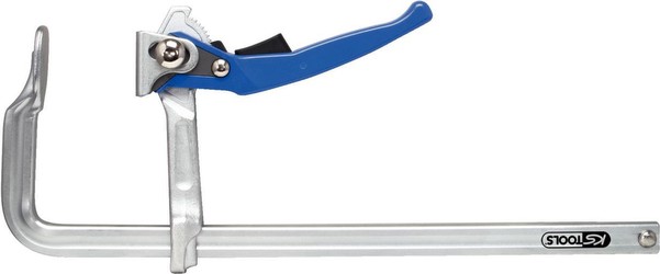 KS TOOLS All-Steel Quick-Release Lever Clamp, 120-600mm (145.0420) KS TOOLS All-Steel Quick-Release Lever Clamp, 120-600mm (145.0420)