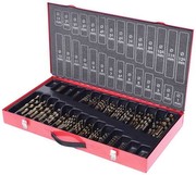 KS TOOLS HSS-G Co 5 Twist Drill Set in Steel Sheet Metal Case, 230 pcs, 1-13mm (330.3650) KS TOOLS HSS-G Co 5 Twist Drill Set in Steel Sheet Metal Case, 230 pcs, 1-13mm (330.3650)