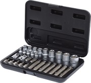 KS TOOLS Socket and Bit Set 30 pcs E-Profile E4-E24, T20-T55 without Face Hole KS TOOLS Socket and Bit Set 30 pcs E-Profile E4-E24, T20-T55 without Face Hole
