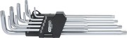 KS TOOLS XL L-wrench set 9-piece 5-star profile/TS10-15-20-25-27-30-40-50 KS TOOLS XL L-wrench set 9-piece 5-star profile/TS10-15-20-25-27-30-40-50