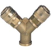 Einhell Distributor, 2 Quick Couplings, R3/8 Female Thread Compressor Accessory Einhell Distributor, 2 Quick Couplings, R3/8 Female Thread Compressor Accessory