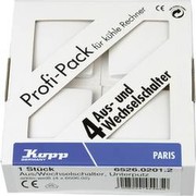 Profi-Pack 4 x Universal Switch (On/Changeover Switch) Flush-Mounted Paris Profi-Pack 4 x Universal Switch (On/Changeover Switch) Flush-Mounted Paris