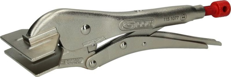KS TOOLS Welding Grip Pliers CroMo lockable 245mm, head 100mm flat jaws, max. 10mm KS TOOLS Welding Grip Pliers CroMo lockable 245mm, head 100mm flat jaws, max. 10mm