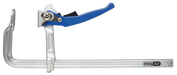 KS TOOLS All-Steel Quick-Release Lever Clamp, 120-400mm (145.0418) KS TOOLS All-Steel Quick-Release Lever Clamp, 120-400mm (145.0418)