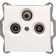 Kopp Paris Arctic White Antenna Socket TV/RF/SAT 921402082 Kopp Paris Arctic White Antenna Socket TV/RF/SAT 921402082