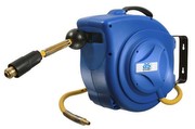 as - Schwabe 12612 automatic compressed air hose reel 10m blue 10m PVC fabric hose as - Schwabe 12612 automatic compressed air hose reel 10m blue 10m PVC fabric hose